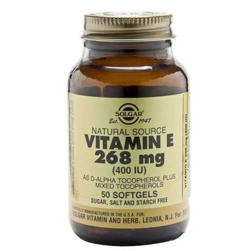 Solgar Vitamin E 400 IU İçeren 50 Kapsül