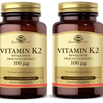 Solgar Vitamin K2 100 mcg 2x50 Kapsül