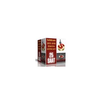 Solidcam Öğreten Görüntülü Eğitim Seti - Enine Boyuna Eğitim