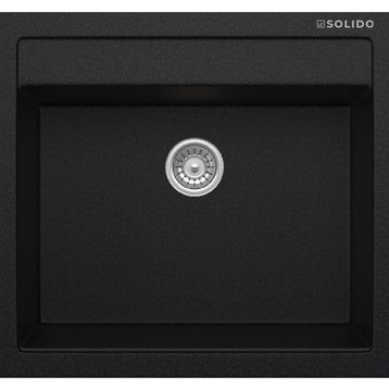 Solido Aragonit SH-49 Metallic Black Granit Eviye