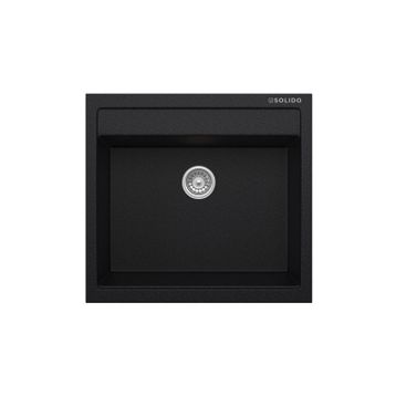 Solido Aragonit SH-49 Metallic Black Granit Eviye