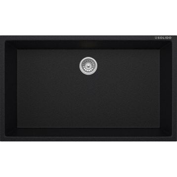 Solido Morganit GN-78 Metallic Black Granit Eviye