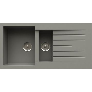 Solido Opal UM-100 Graphite Grey Granit Eviye