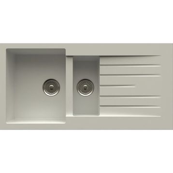 Solido Opal UM-100 Süper White Granit Eviye