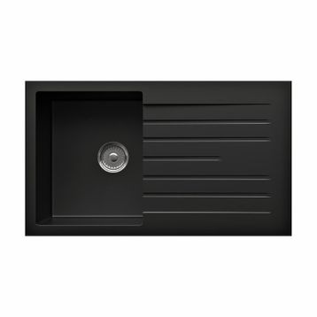 Solido Opal UM-86 Metallic Black Granit Eviye