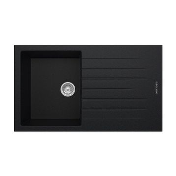 Solido Opal UM-86 Metallic Black Granit Eviye