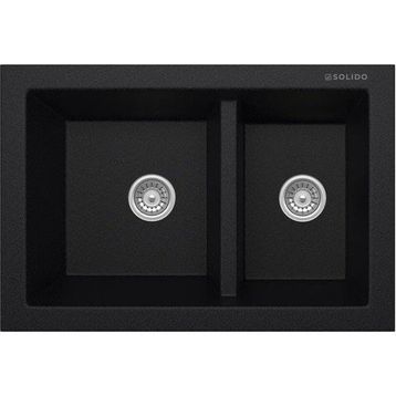 Solido Tetragon 2B 65 Metallic Black Granit Eviye