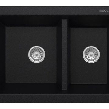 Solido Tetragon 2B 65 Metallic Black Granit Eviye