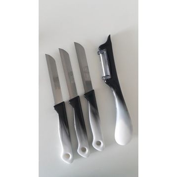 Solingen Ebruli Siyah 3'lü Bıçak Set