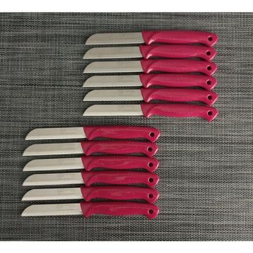 Solingen Simli Pembe 12'li Meyve ve Sebze Bıçağı