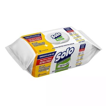 Solo 100 Yaprak Limon ve Portakal Tazeliği Yüzey Temizlik Havlusu