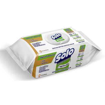 Solo 100'lü Beyaz Sabun Ferahlığı Yüzey Temizlik Havlusu