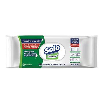 Solo 100'lü Sedir Ağacı Yasemin Esintisi Yüzey Temizlik Havlusu