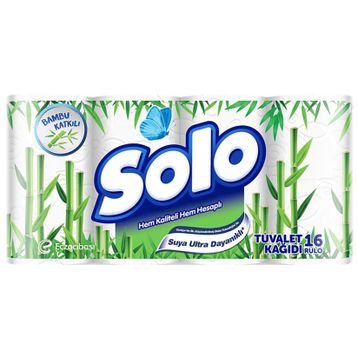 Solo 16'lı Bambu Katkılı Tuvalet Kağıdı (2 adet)