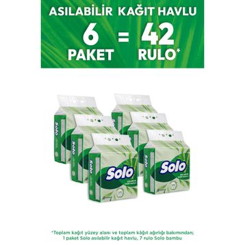Solo 6'lı Asılabilir Kağıt Havlu