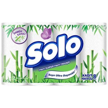 Solo 8'li Bambu Kağıt Havlu