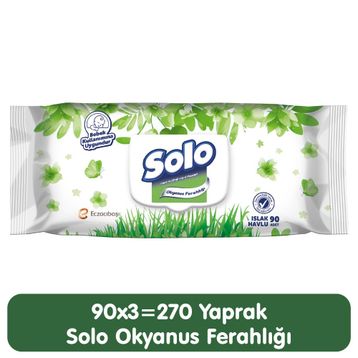 Solo Bahar Temizliği 90x3 270 Yaprak Islak Mendil