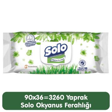 Solo Bahar Temizliği 90x36 3240 Yaprak Islak Mendil