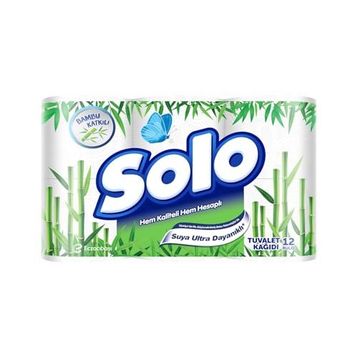 Solo Bambu Katkılı 12'li Tuvalet Kağıdı