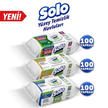 Solo Karma 3x100'lü Yüzey Temizleme Havlusu