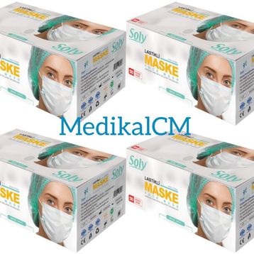 Soly 3 Katlı 50 adet Medikal Maske