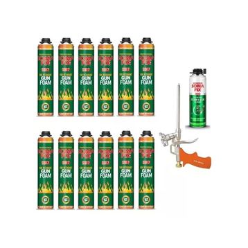 Somafix 12 Adet Tabancalı 750 ml Poliüretan Köpük