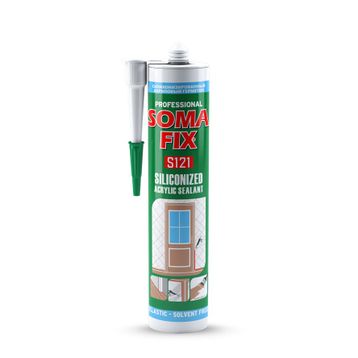 Somafix Siyah 500 gr Akrilik Mastik