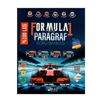Son Viraj Yayınları 8. Sınıf LGS Paragraf Formula 1 Serisi Soru Bankası