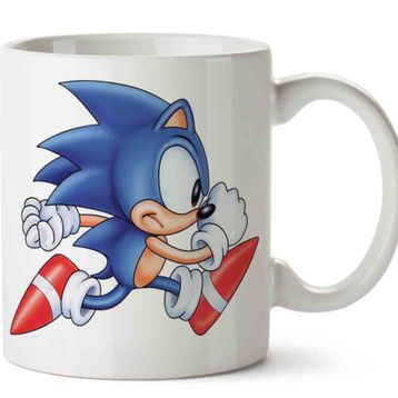 Sonic Hedgehog Porselen Kupa Bardak