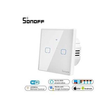 Sonoff T0EU2C-TX Wifi Işık Anahtarı