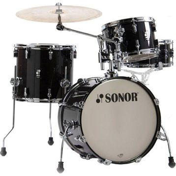 Sonor AQ2 Bop Transparent Satin Black Akustik Davul Set