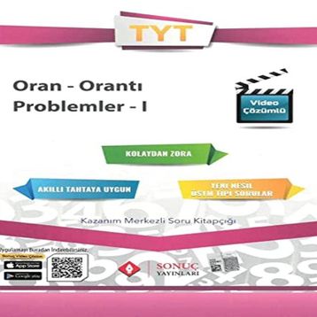 Sonuç 2022 TYT Oran Orantı Problemler 1 Kitabı