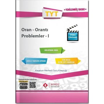 Sonuç 2022 TYT Oran Orantı Problemler 1 Kitabı