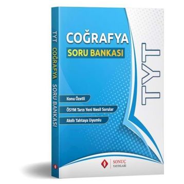Sonuç TYT Coğrafya Soru Bankası Sonuç Yayınları