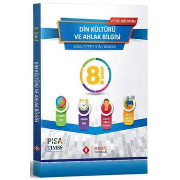 Sonuç Yayınları - 2020-2021 8. Sınıf Din Kültürü ve Ahlak Bilgisi Seti