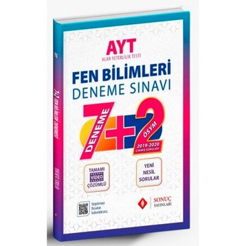 Sonuç Yayınları 2021 2022 Ayt Fen Bilimleri 7+2 Deneme
