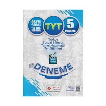Sonuç Yayınları - 2023 TYT Genel 5'li Deneme