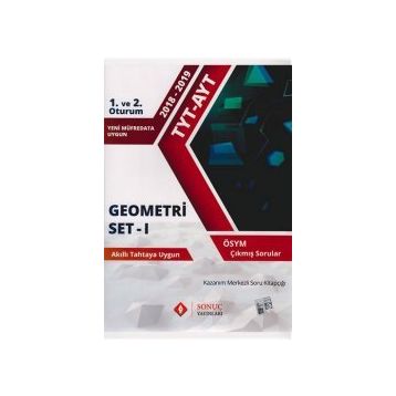 Sonuç Yayınları TYT-AYT Geometri Set - 1- Kazanım Merkezli Soru Bankası