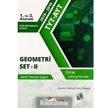 Sonuç Yayınları TYT AYT Geometri Set 2 Çıkmış Sorular
