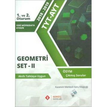 Sonuç Yayınları TYT AYT Geometri Set 2 Çıkmış Sorular