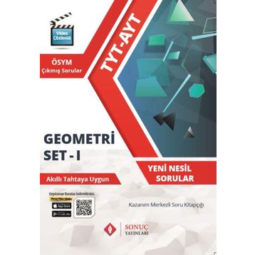 Sonuç Yayınları - Tyt Ayt Modül Set Kazanım Merkezli Geometri Soru Bankası