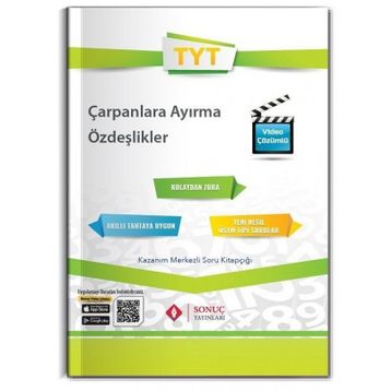 Sonuç Yayınları TYT Çarpanlara Ayırma Ve Özdeşlik Soru Bankası