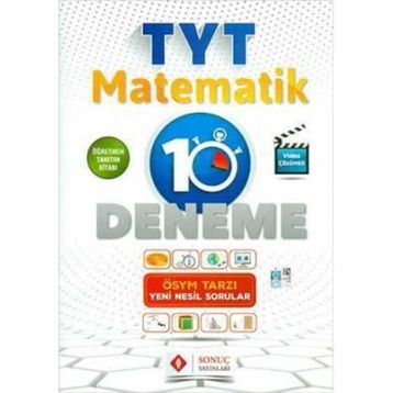Sonuç Yayınları TYT Matematik Tamamı Çözümlü 10'lu Deneme