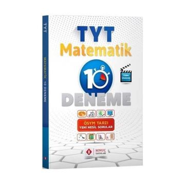 Sonuç Yayınları TYT Matematik Tamamı Çözümlü 10'lu Deneme