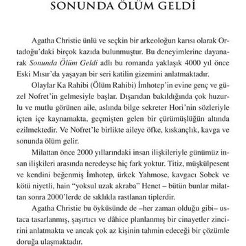Sonunda Ölüm Geldi - Agatha Christie