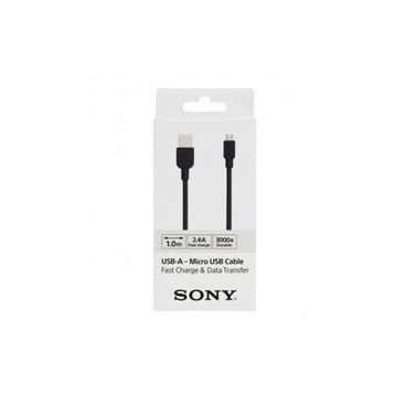 Sony CP-AB100 100cm Micro Usb 2.4a Hızlı Şarj Ve Siyah Data Kablosu