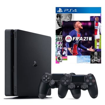 Sony Playstation 4 Slim 500GB + 2.Kol + FIFA 21