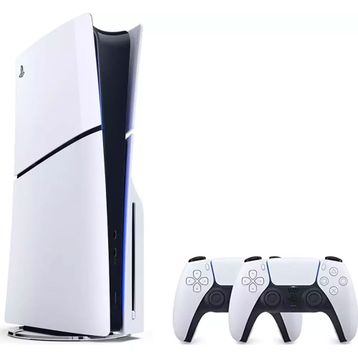 Sony Playstation 5 Slim 1 TB Digital Edition Oyun Konsolu + 2. Dualsense Beyaz Kol
