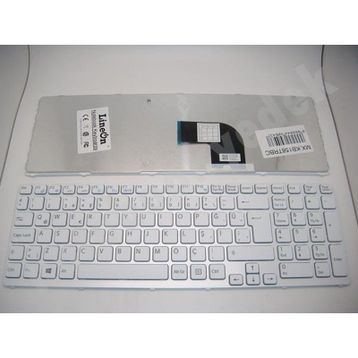 Sony SVE-151G11M Beyaz Klavye