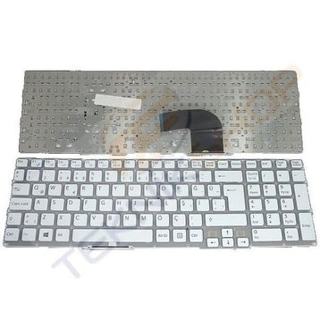 Sony SVE151G17M Beyaz Notebook Klavye